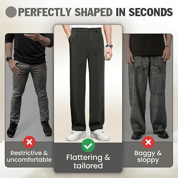 Morilas Mens Pants, Fleurosta Pants Mens, Denimblack Easemotions - Super Stretch Ice Silk Comfort Everyday Pant 6