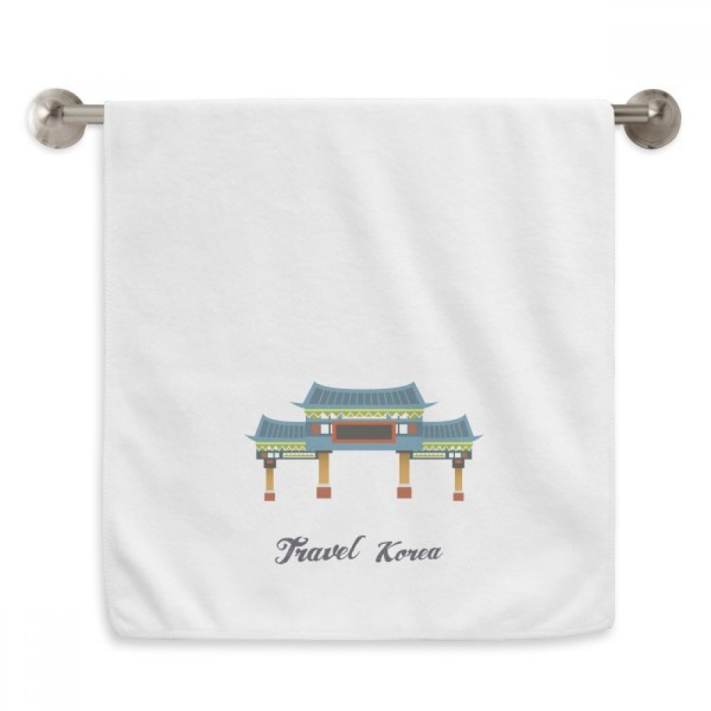 Serviette Arc Classique en Corée Diadème blanche 13x29 pouces en coton moelleux
