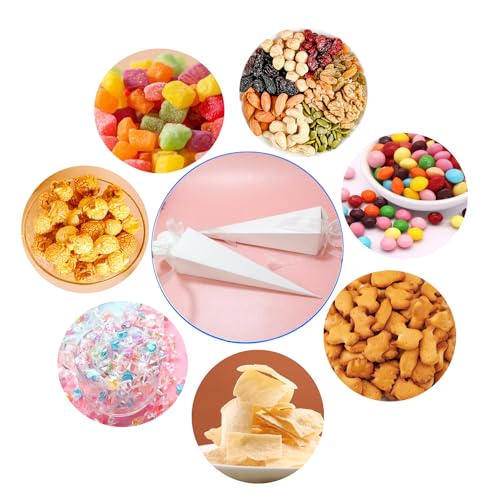 Boîtes à bonbons en cône pour décoration de table de mariage - 7