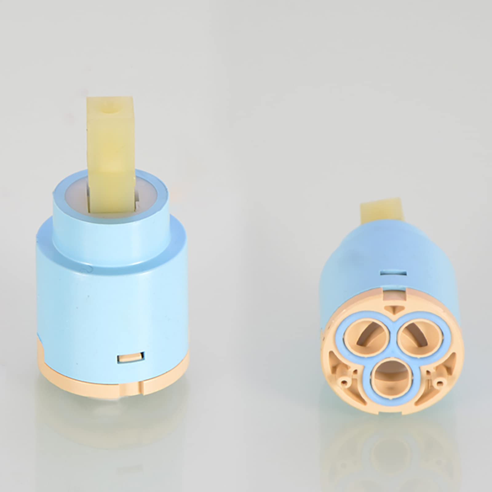 Faucet Cartridge Replacement 25/30/35/40MM Water Replacement Cartridge Ceramic Disc Faucet Replace Part Cartridges B-40mm(E 30mm)