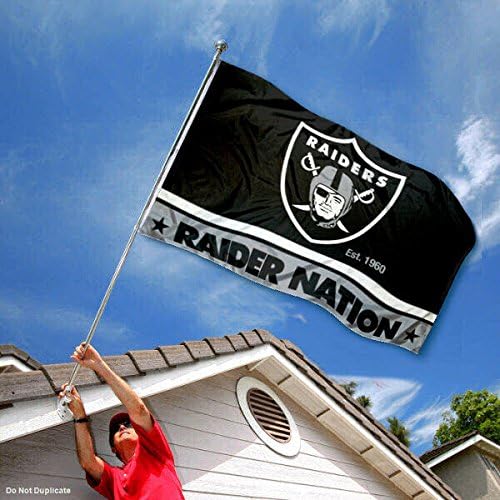 Las Vegas Raiders Double Sided Raiders Nation Flag