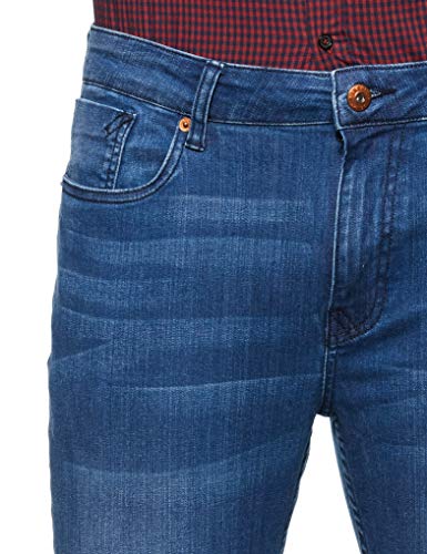Image of Amazon Brand - Inkast Denim Co. Men's Skinny Fit Stretchable Jeans (IN-SK-138 Medium Blue 36)