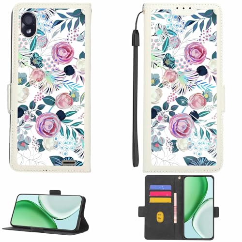 Kinetijy hülle Kompatibel Für Sky Device Platinum P4 Hülle Hülle Handyhülle Schutzhülle [Mit 9H Festigkeit HD Schutzfolie][RFID-Blockierung][Brechungseffekt] LPT-HUA3