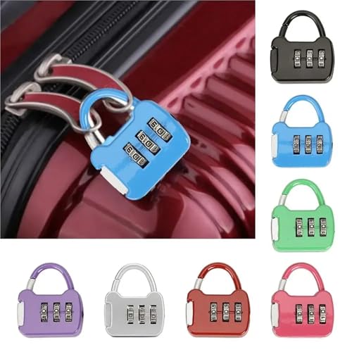 Mini cadenas à combinaison pour bloquer l'ouverture de fermeture éclair - 7