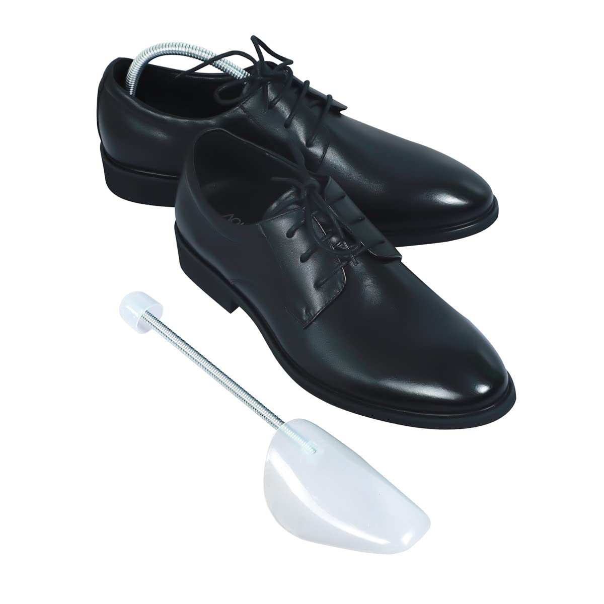 10 pares de árboles de zapatos de plástico práctico para hombre
