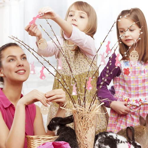 Coniglietti Pasquali in Legno da Appendere, 24