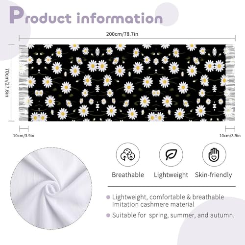 Womens Fall Winter Scarf Coffee Cup Tassel Soft Warm Blanket Scarves Womens Shawl Wraps3