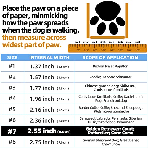 Jzxoiva Dog Shoes For Large Dogs Boots, Breathable Dog Booties For Hardwood Floors, Outdoor Paw Protector With Reflective Strips For Hot Pavement Winter Snow Hiking Booties 4Pcs/Set #TOP2