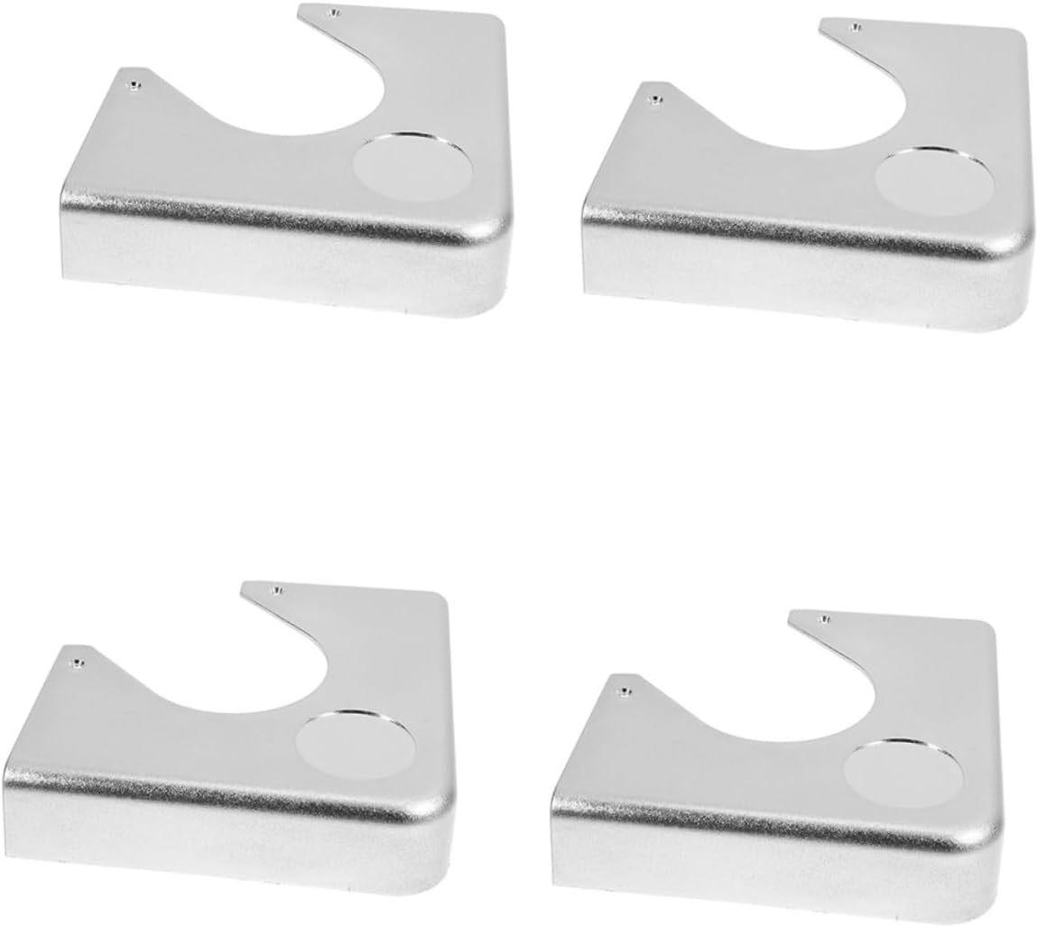 HANABASS Pool Table Chrome Corners Billiard Table Corner Pool Table Brush Corner Accessory Pool Table Pocket