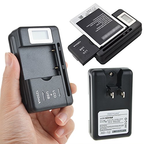 CJP-Geek for Samsung Rugby II 2 SGH-A847 YIBOYUAN AC-04 Universal Battery Charger Adapter
