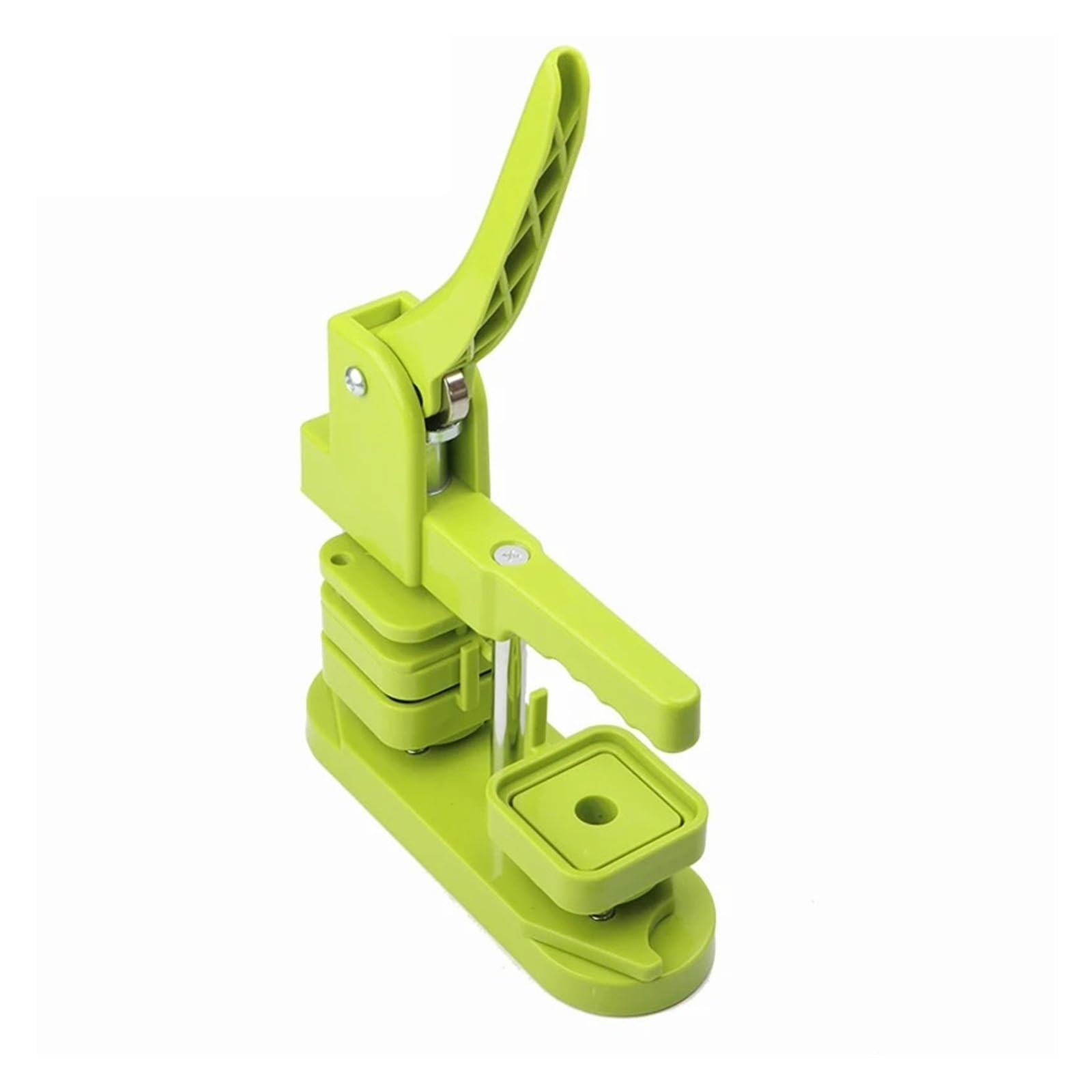 Machine à badges magnétiques carrée 50 x 50 mm for réfrigérateur, rotative et manuelle(Green)