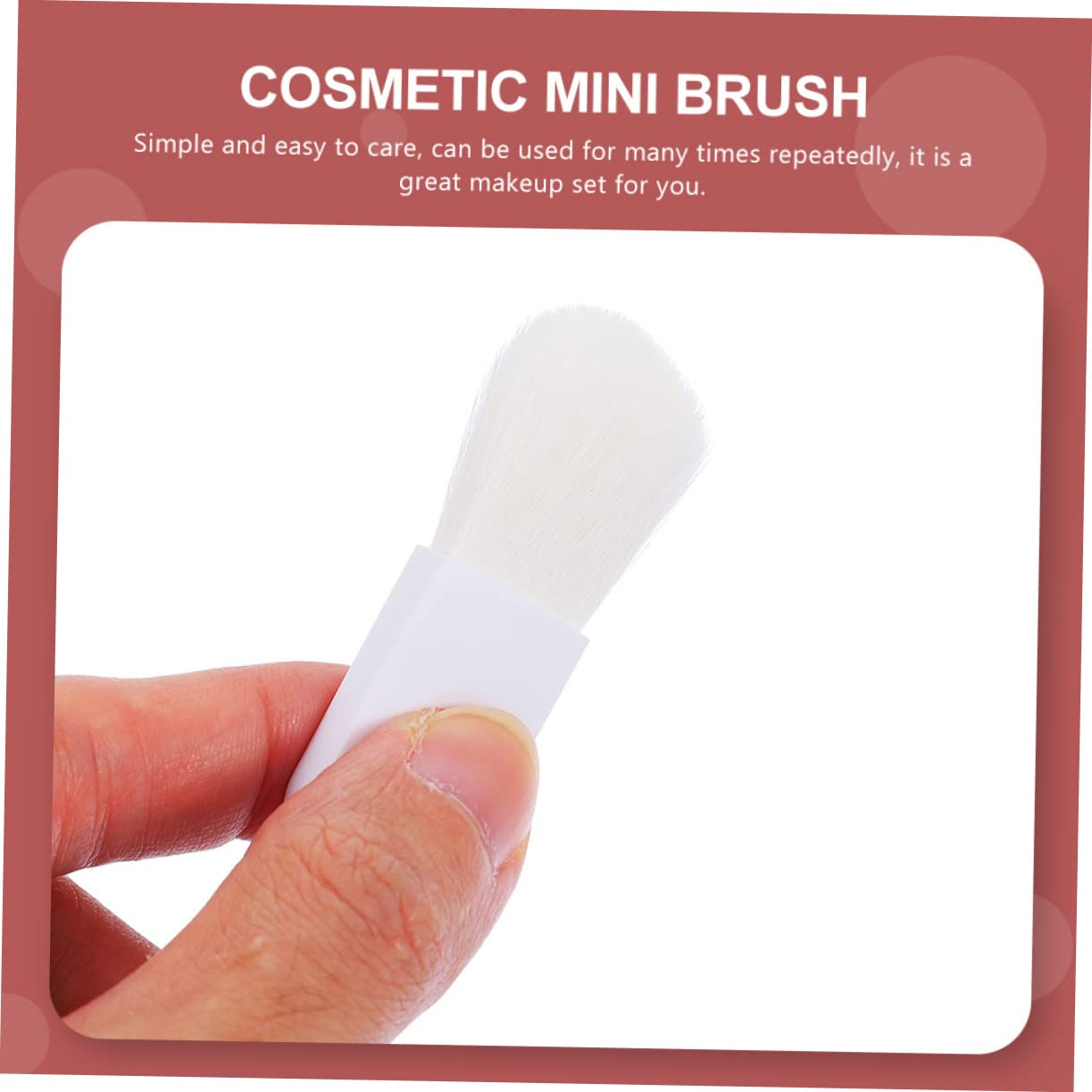 Beavorty 5 Set Di Pennelli Per Fard Multiuso Per Il Trucco Mini Pennelli Per Fard Applicatori Portatili Con Setole Morbide 5 Pezzi*5