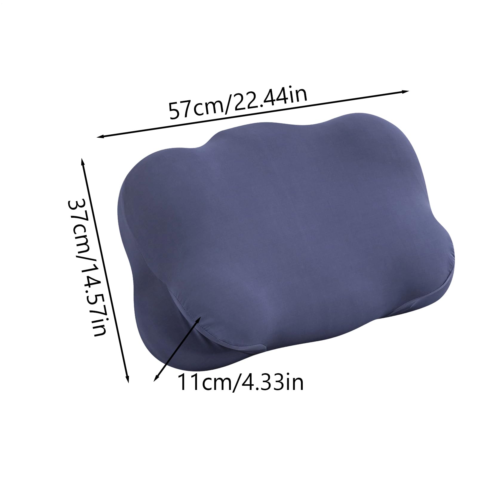 Poduszka Chmura Komfortowy Kształt Pianka Memory Foam Wsparcie Ergonomiczne