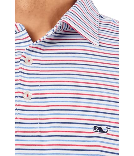 Image of vineyard vines Men's Bradley Stripe Sankaty Polo