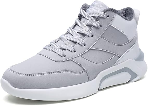 Amazon Co Jp スノーブーツ メンズ スノーシューズ 軽量 ワークブーツ 身長アップ シークレットシューズ 厚底 スニーカー 防寒 冬用ブーツ 保暖 冬用 カジュアル おしゃれ 雪靴 綿靴 防寒ブーツ 雪対応 快適 ウィンター 靴 裏起毛 滑り止め 履きやすい 耐摩耗性 グレー