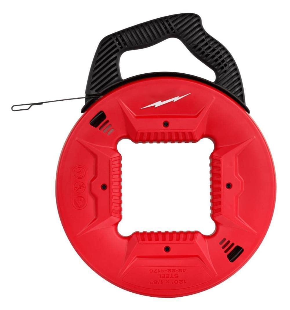 48-22-4176 for Milwaukee Fish Tape Electrical Cable Puller Pulling Tool Steel 120 Ft x 1/8 Inch