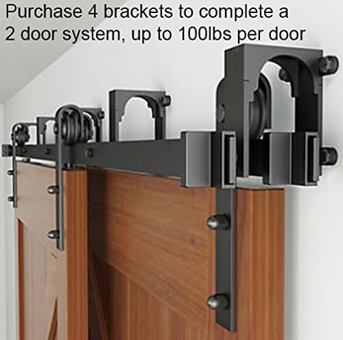 Miniatura 3 de National Hardware N187-100 1080 Soporte de derivación de hardware de puerta corredera en bronce aceitado