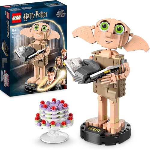 Harry Potter Moto di Hagrid e Harry + Set di Dobby l'Elfo Domestico Regalo di Compleanno per Fan del Mondo Magico 76443 + 76421 - Lego - Immagine 2