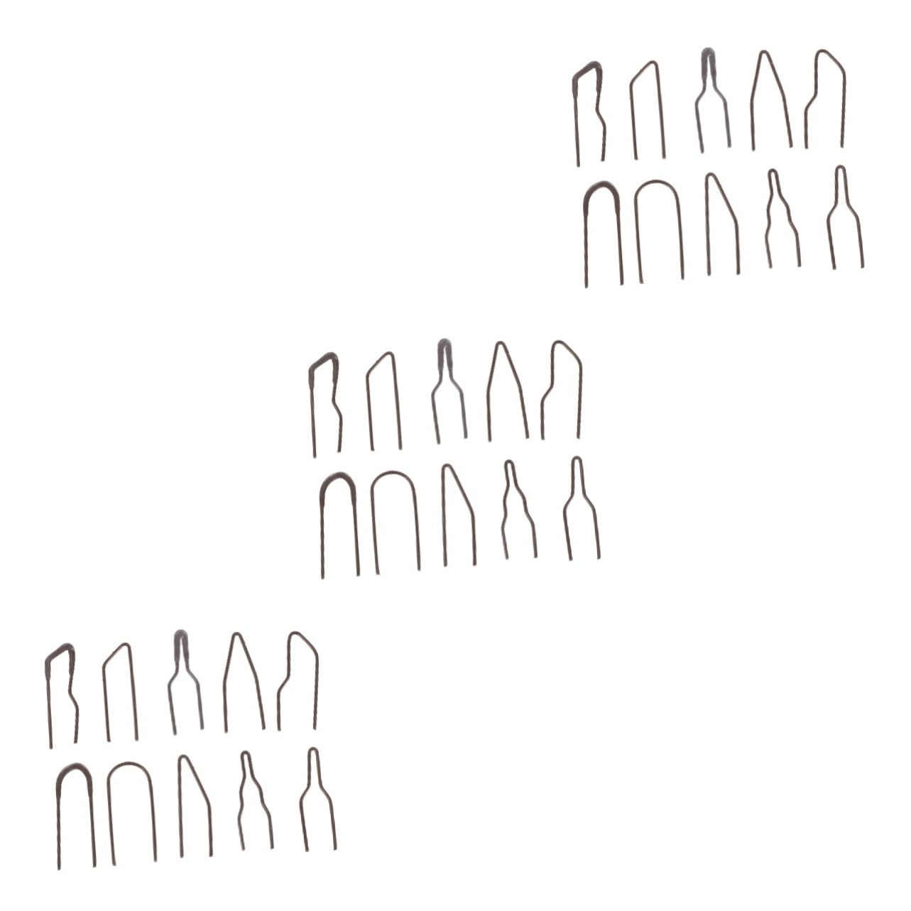 BELLIFFY 3sets Wood Burning Tips Set Solid Wire Tips for Pyrography High Impedance Nibs for DIY Carving Craft Tools 10pcs*3