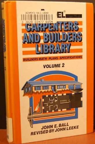 Audel Carpenters and Builders Library: Builders... 0025064525 Book Cover