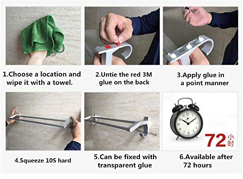 Tringle de suspension de cuisine et douche pour optimiser les petits espaces