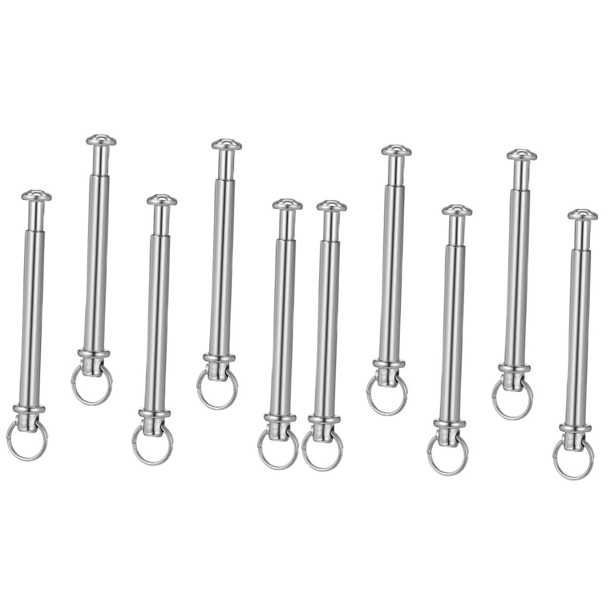 WOONEKY 10 Set di Rivetti e Dadi, Riparazione per Ventaglio, per Albero del Ventaglio Manuale, Accessori per Fissaggio Ventagli Pieghevoli