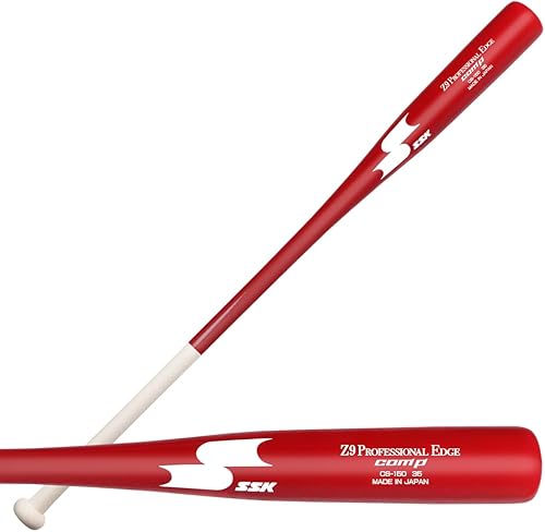 Miniatura 36 de SSK Z9 Professional Edge Comp Coaches - Bate de madera Fungo de 33 pulgadas, 35 pulgadas, 37 pulgadas, béisbol y sóftbol, más de 22 colores, Negro