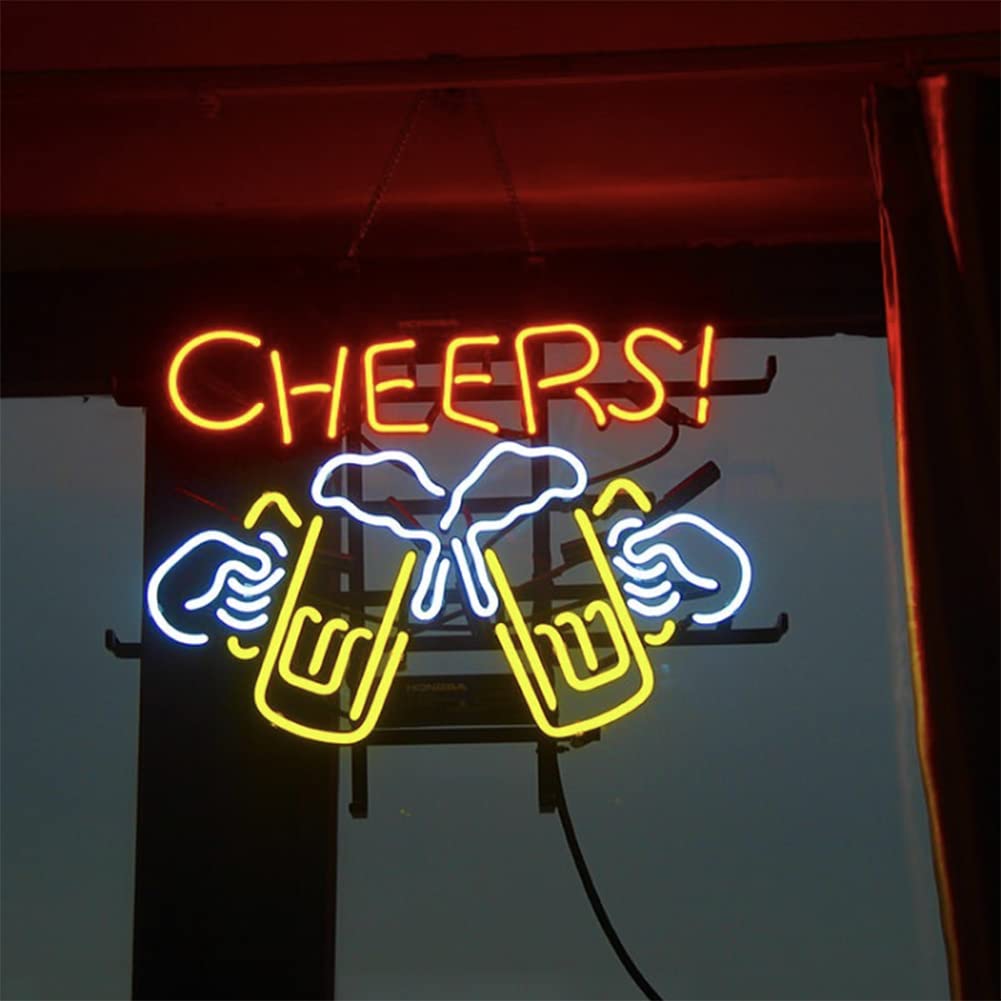 Amazon | ネオンサイン 乾杯 CHEERS NEON SIGN ネオン看板 BEER BAR