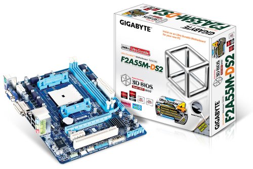 Gigabyte - GA-F2A55M-DS2 - Carte mère AMD - Micro ATX - Socket FM2