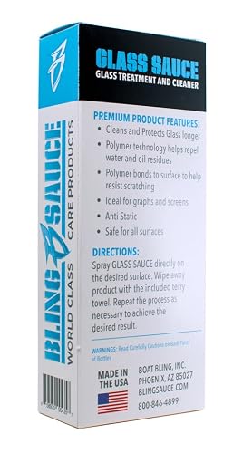 Boat Bling Glass Sauce Glass Treatment & Cleaner, 4Oz #TOP2
