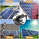 8 Stück Solarmodul Halterung Endklemme 30mm, Solarpanel Halterung Kit, Verstellbar Solar Endklemme Befestigungs, Aluminium Solar Klemmen, Z PV Module Solarmodule Halterungen für Dächer Wohnmobile