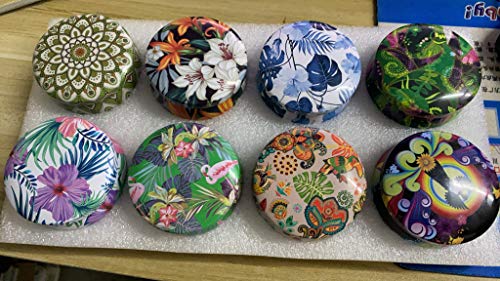 YIHANG velas perfumadas peonía flor de cerezo, lavanda, menta, fresa, bergamota, vainilla, jazmín, limón, cera de soja natural, vela portátil de viaje, juego de 8