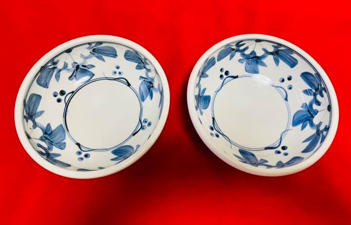 【砥部焼】【2個セット】幾何学模様 足付き丼 砥部焼】幾何学模様 足付き丼 2個セット 砥部焼2個セット