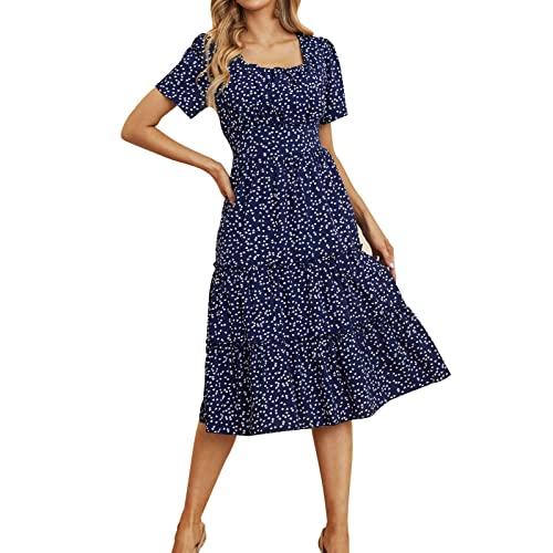 Robe d'été légère à manches courtes idéale pour vos terrasses et vacances
