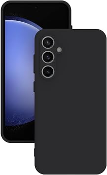 Siyah Tecno Spark 40 Pro ile Uyumlu K l f Silikon Rubber Telefon K l f  ve Kab  Darbe Emici,  nce ve Yumu ak Dokulu, Kaymaz Tasar m