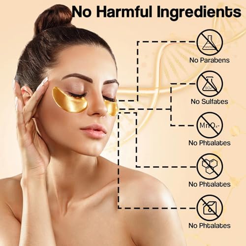 Nielies Adesivos femininos sob os olhos (30 pares) - adesivos para olhos inchados e olheiras, bolsas