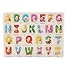 Hölzerne Alphabet-Puzzle, Holz-Puzzle-puzzlespielzeug, Kinderkognitive Spiele Cartoon Montessori Puzzle-blöcke Frühes Pädagogisches Spielzeug