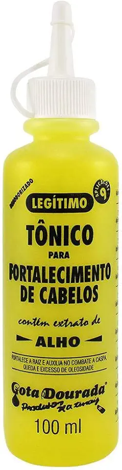 Tônico Capilar Tratamento 100 ml Fortalecimento Unit, Gota Dourada