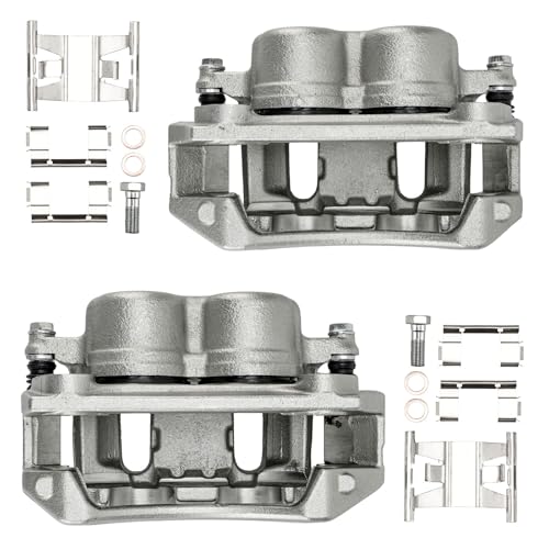 Image of KAX Front Brake Caliper Compatible with Ford F-150 1996-2003, Ford F-150 Heritage 2004, #18B4634+18B4635 Brake Caliper