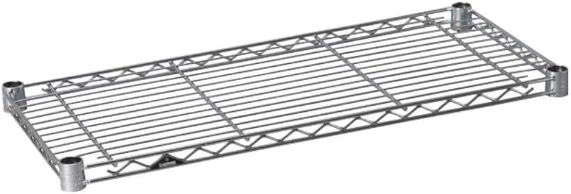 Luminous ST6530 Parts for Pole Diameter 0.7 inch (19 mm), Shelf Board Steel Shelf (Load Capacity 330.7 lbs (150 kg), Wire Width Direction, 1 Piece (with Sleeves), Width 25.4 x Depth 11.6 inches (64.5 x 29.5 cm)