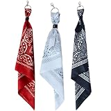 ZHLKHIOP Pant Chain for Men, Punk Hip Hop Waist Chain, 3-Pack, Fashion Accessory for Dancers Bikers Skateboarders, Music Festival Streetwear Red