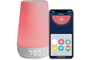 Hatch Rest+ 1st Gen Baby Sound Machine, Night Light, Time-to-Rise Plus Audio...
