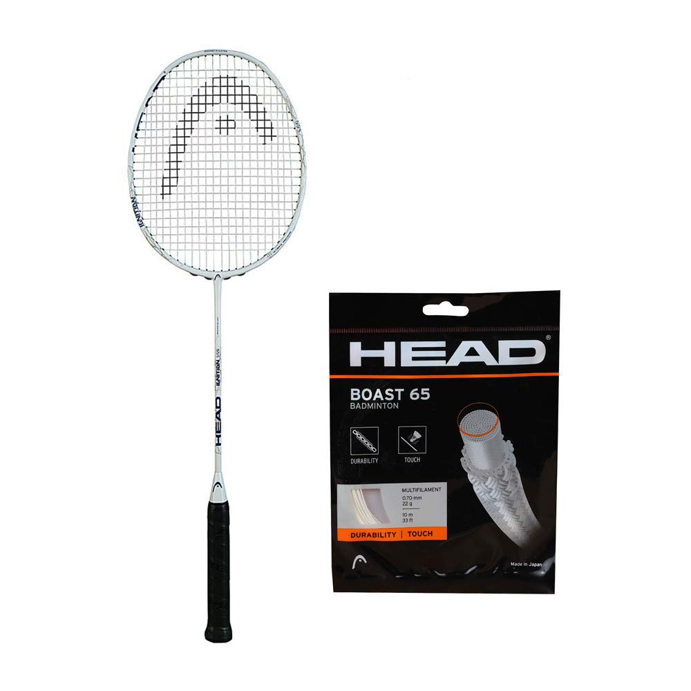 HEAD Ignition 500 Badminton Racket with HEAD Boast 65 Badminton String Orange-image-20
