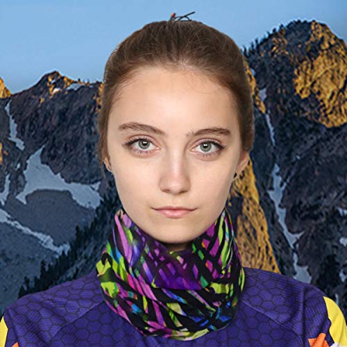 FAVOMOTO 2 Peças Impressas Bandanas Respiráveis ??Polainas Rosto Esportes Ao Ar Livre Rosto Cachecol
