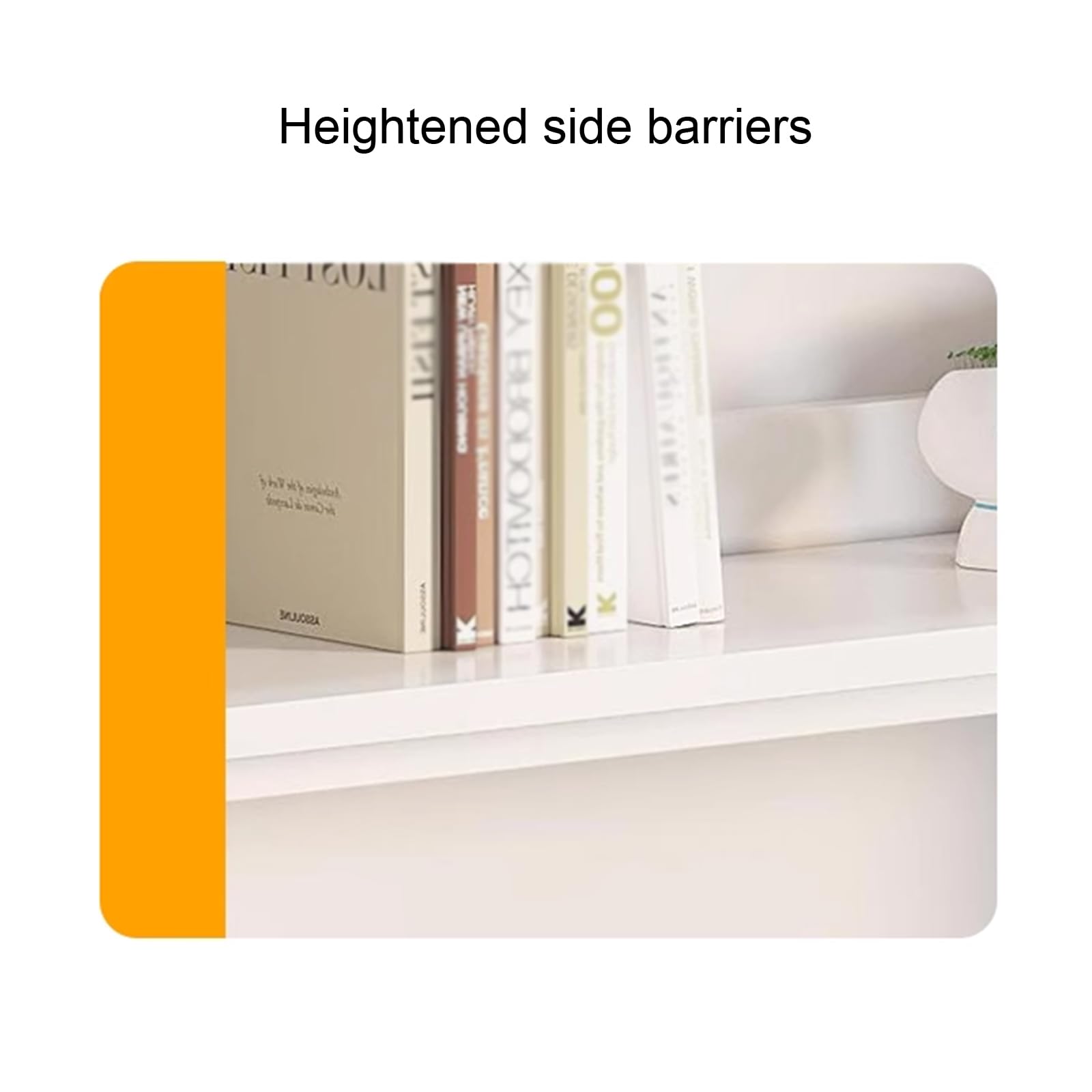 Libreria multiuso da scrivania, a 2 ripiani, per scrivania e dormitorio, elegante espositore per organizzare libri e accessori