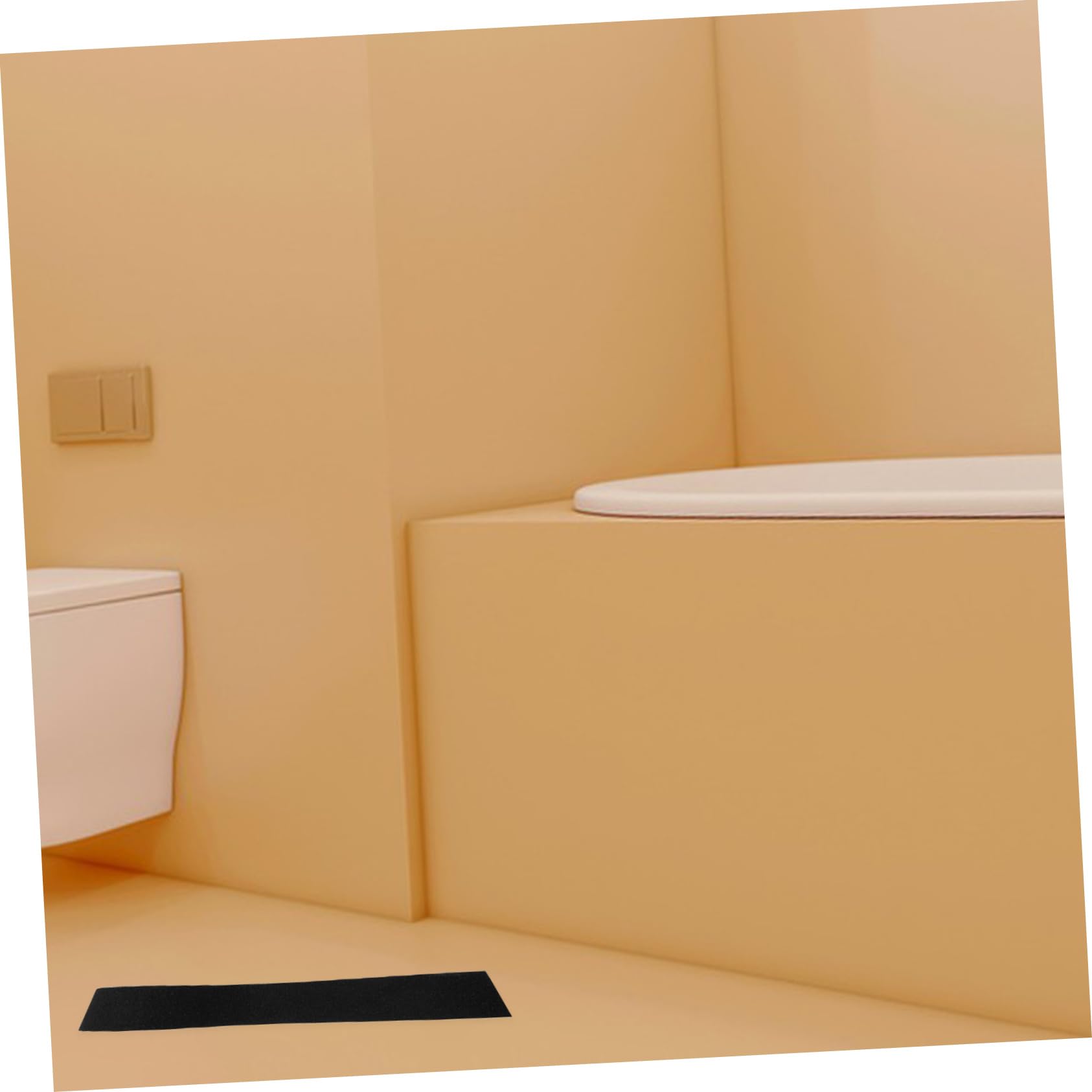 Nastro Antiscivolo per Gradini Nero in Pvc 1 Rotolo 10 M | Striscia Adesiva Forte Tenuta, Resistente All’usura, per Pavimenti e Scale Interne