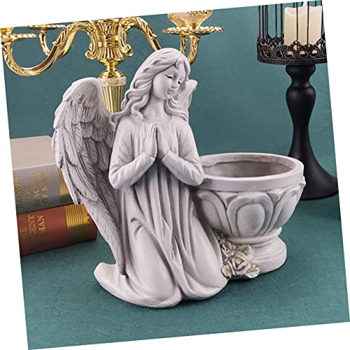 Figurine d'ange décorative pour sublimer vos pots de succulentes et terrasse - 7