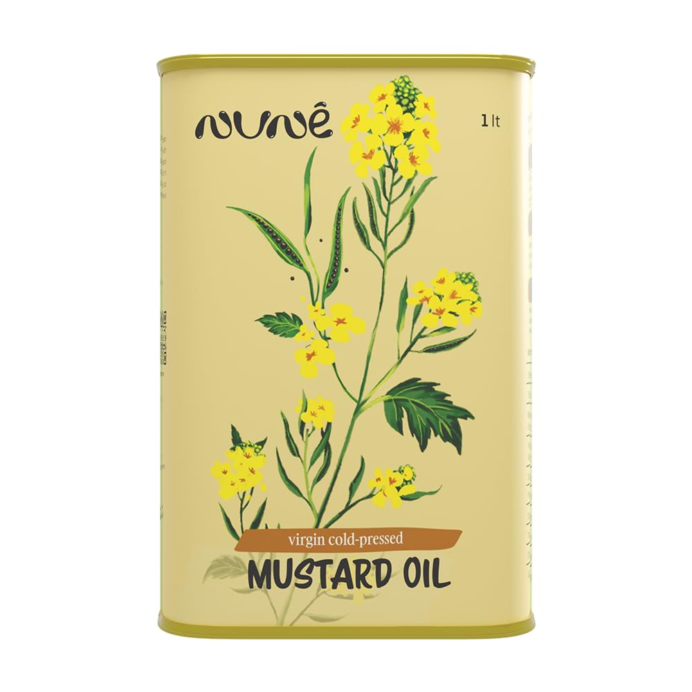 Nune Virgin Cold Pressed Mustard - 1 Litre With Pure & Certified Cooking Oil (B0CGJ3LDTD) Amazon Price History, Amazon Price Tracker