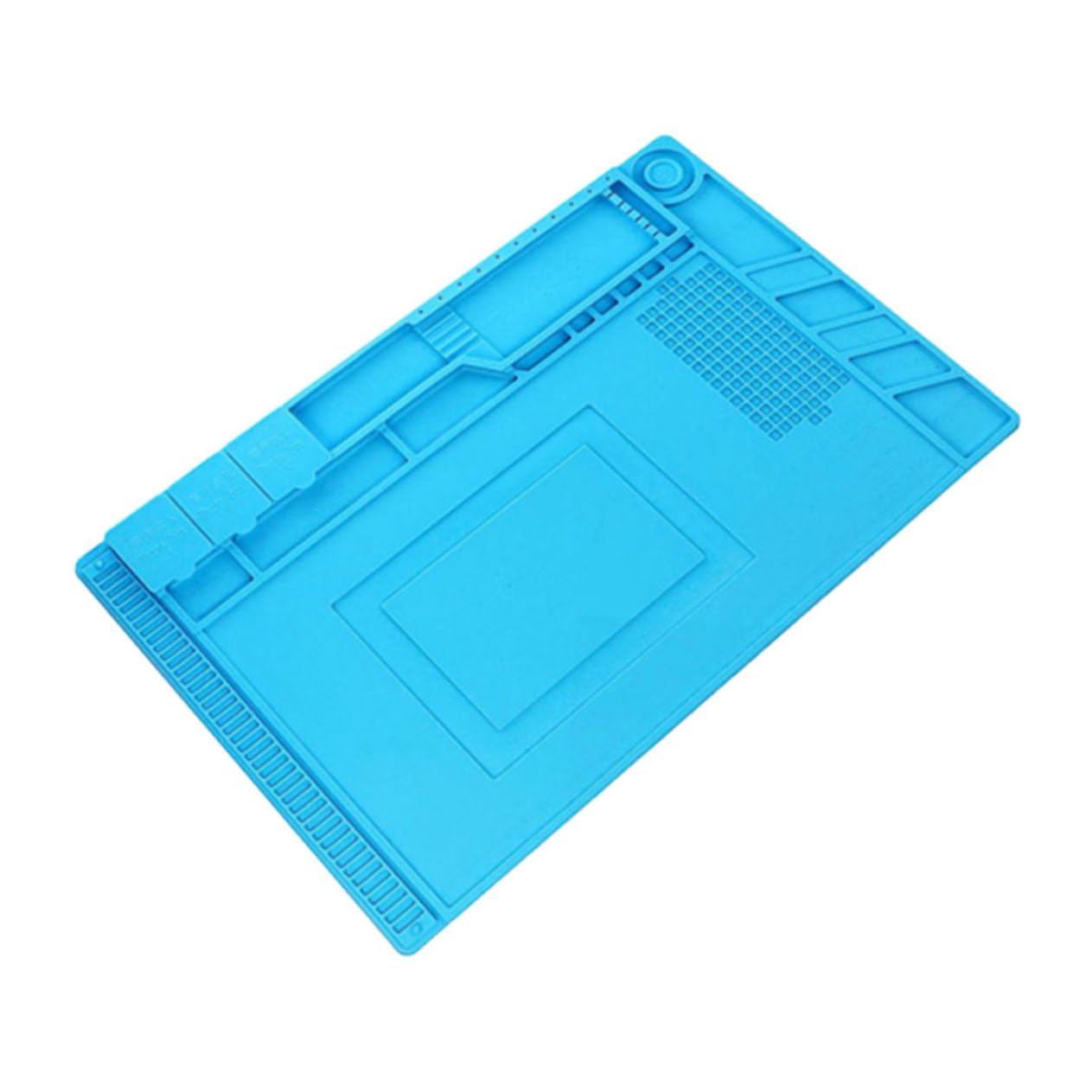 Tappetino da Riparazione in Silicone Resistente al Calore Blu