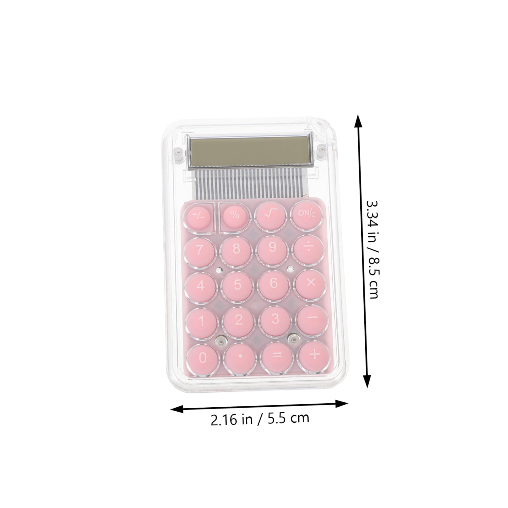 Operitacx Mini Cartoon Pocket Calculator Portable Handheld Calculator for Students Home Office Use Cute Design with Display for Quick Calculations